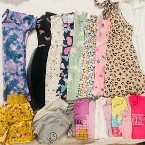 6/6x Girls Summer Clothes Bundle - 19 pieces total